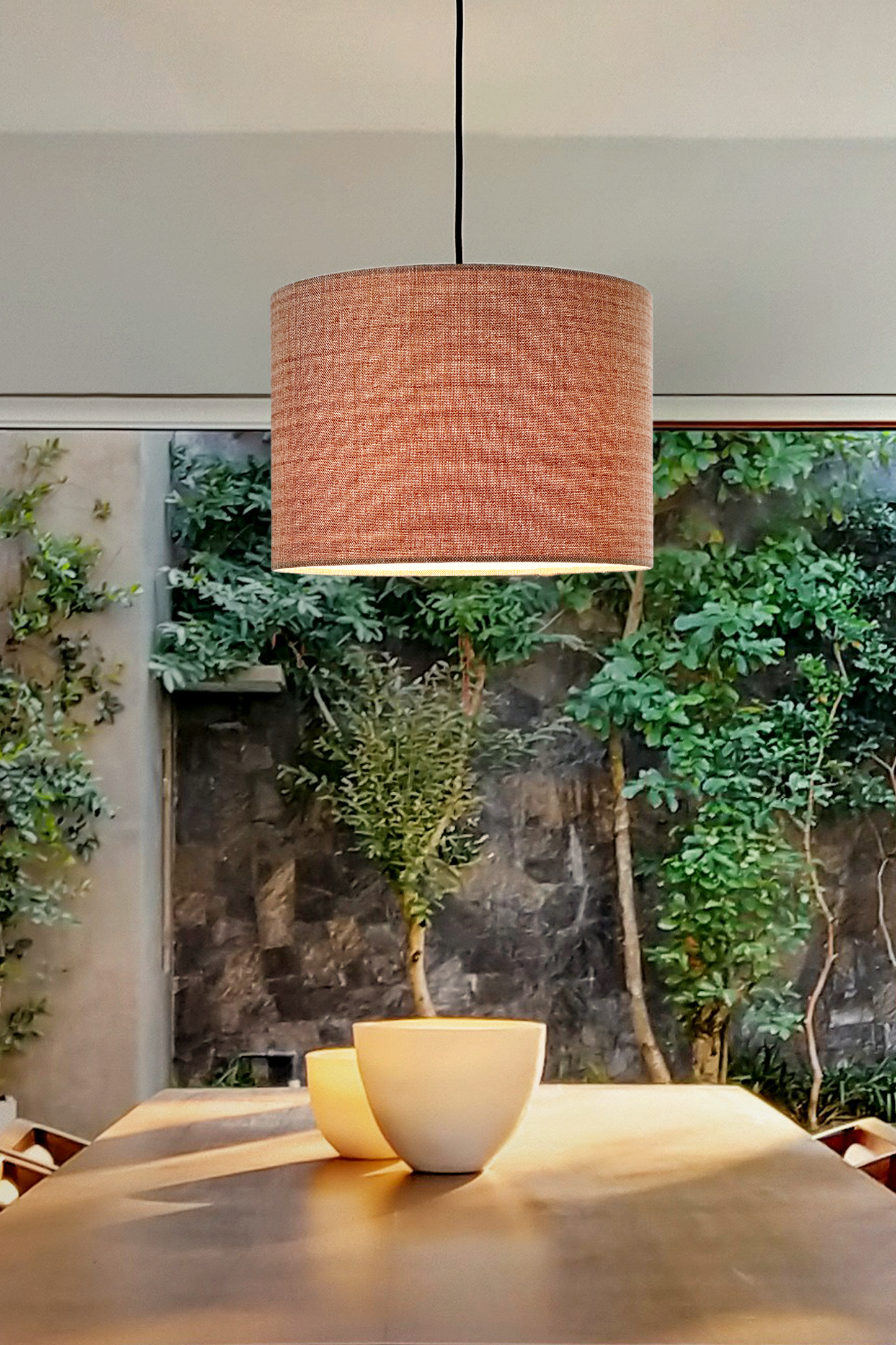 Rosé Palette - Handmade Lampshade | Recycled Fabric Collection