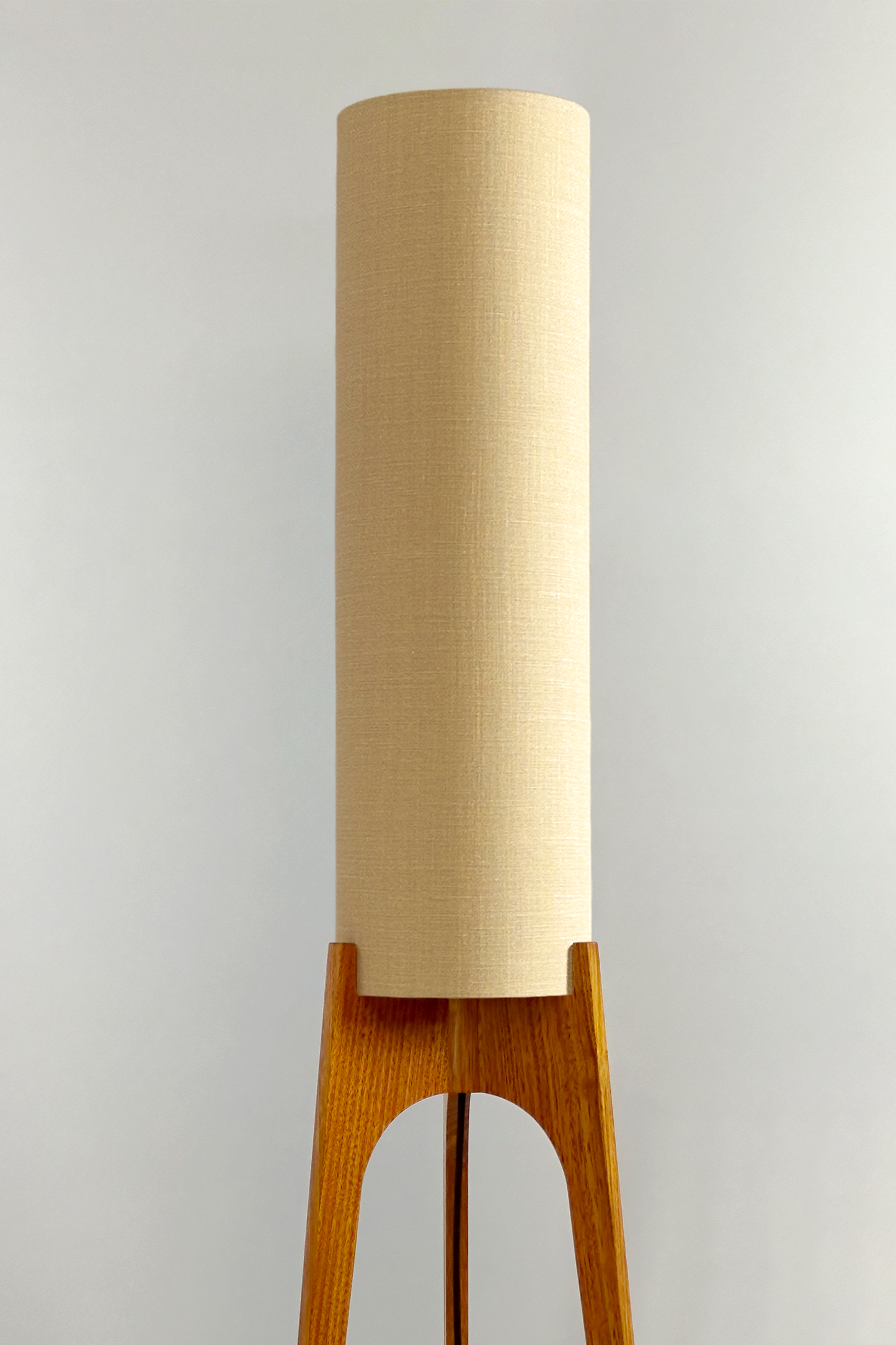 Sesame - Premium Linen | Archie Rocket Floor Lamp