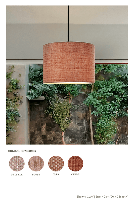 Rosé Palette - Handmade Lampshade | Recycled Fabric Collection