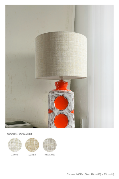Beige Palette - Handmade Lampshade | Recycled Fabric Collection