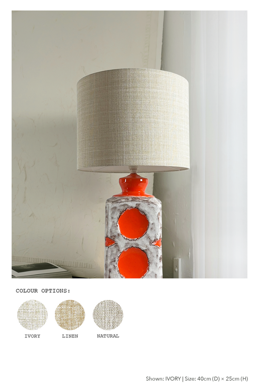 Beige Palette - Handmade Lampshade | Recycled Fabric Collection
