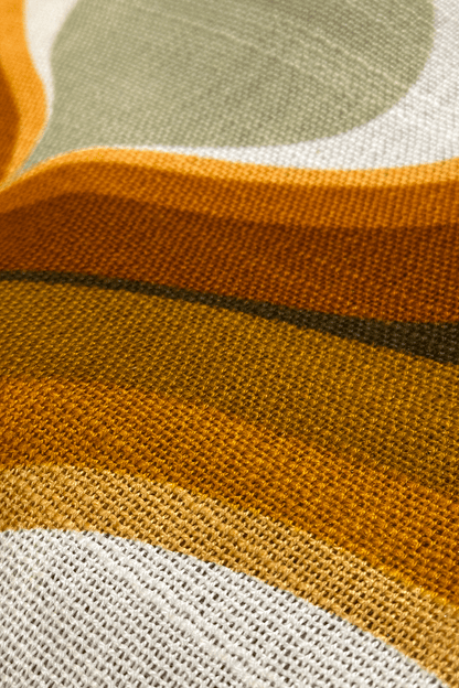 Charlie - Vintage Fabric | Archie Rocket Floor Lamp - Mid - Century Modern inspired handmade Floor Lamp by Retro Duo.