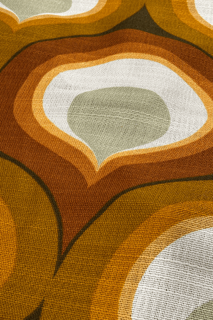 Charlie - Vintage Fabric | Archie Rocket Floor Lamp - Mid - Century Modern inspired handmade Floor Lamp by Retro Duo.