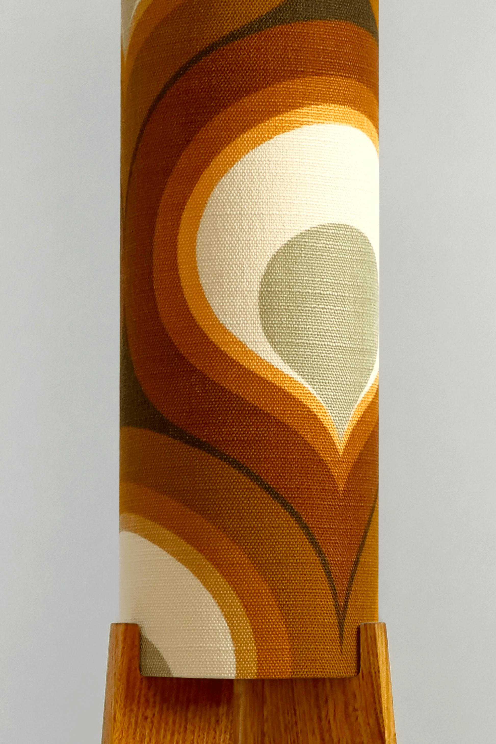 Charlie - Vintage Fabric | Archie Rocket Floor Lamp - Mid - Century Modern inspired handmade Floor Lamp by Retro Duo.