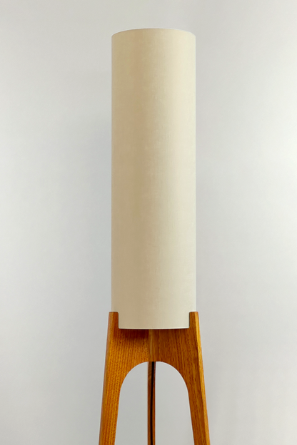 Sesame - Premium Linen | Archie Rocket Floor Lamp