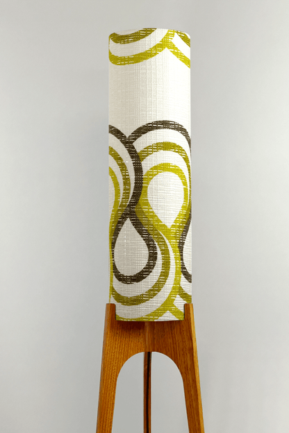 Zola - Vintage Fabric | Archie Rocket Floor Lamp - Mid - Century Modern inspired handmade Floor Lamp by Retro Duo.