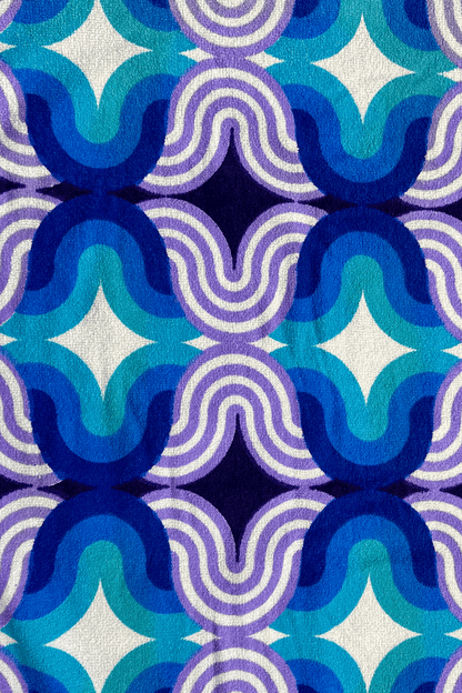 Blue Lagoon - Handmade Lampshade | Vintage Fabric Collection