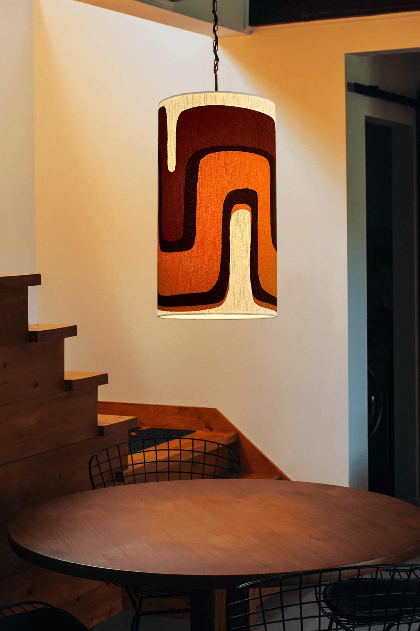 Caramel Latte - Handmade Lampshade | Vintage Fabric Collection