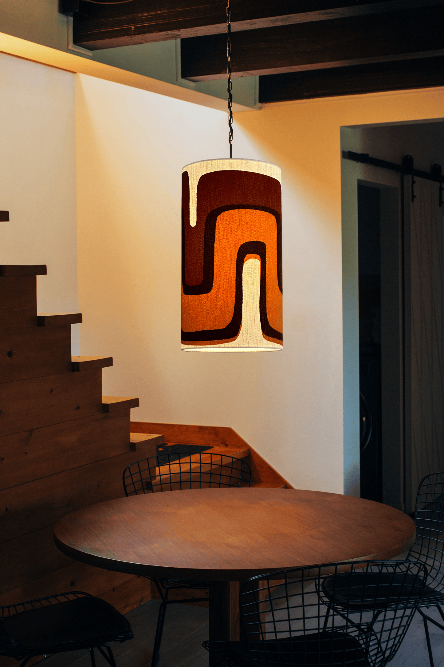 Caramel Latte - Handmade Lampshade | Vintage Fabric Collection