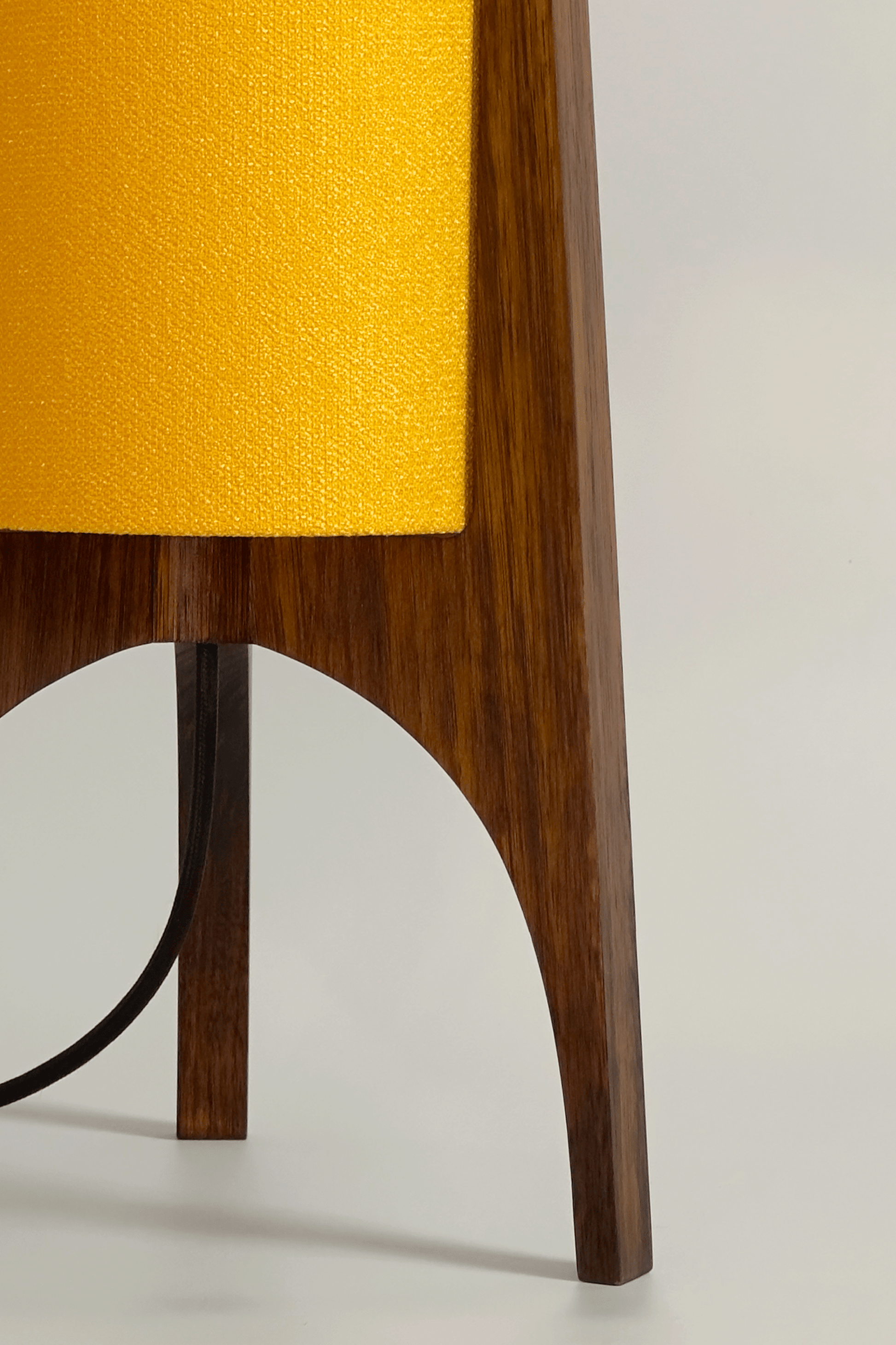 Encore - Recycled Fabric | Archie Rocket Table Lamp in Canary