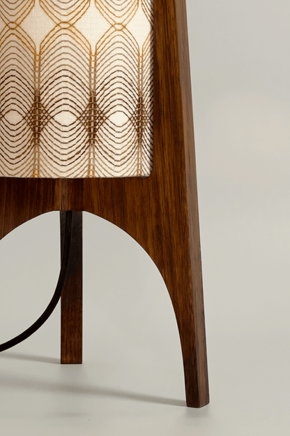 Noa - Vintage Fabric | Archie Rocket Table Lamp