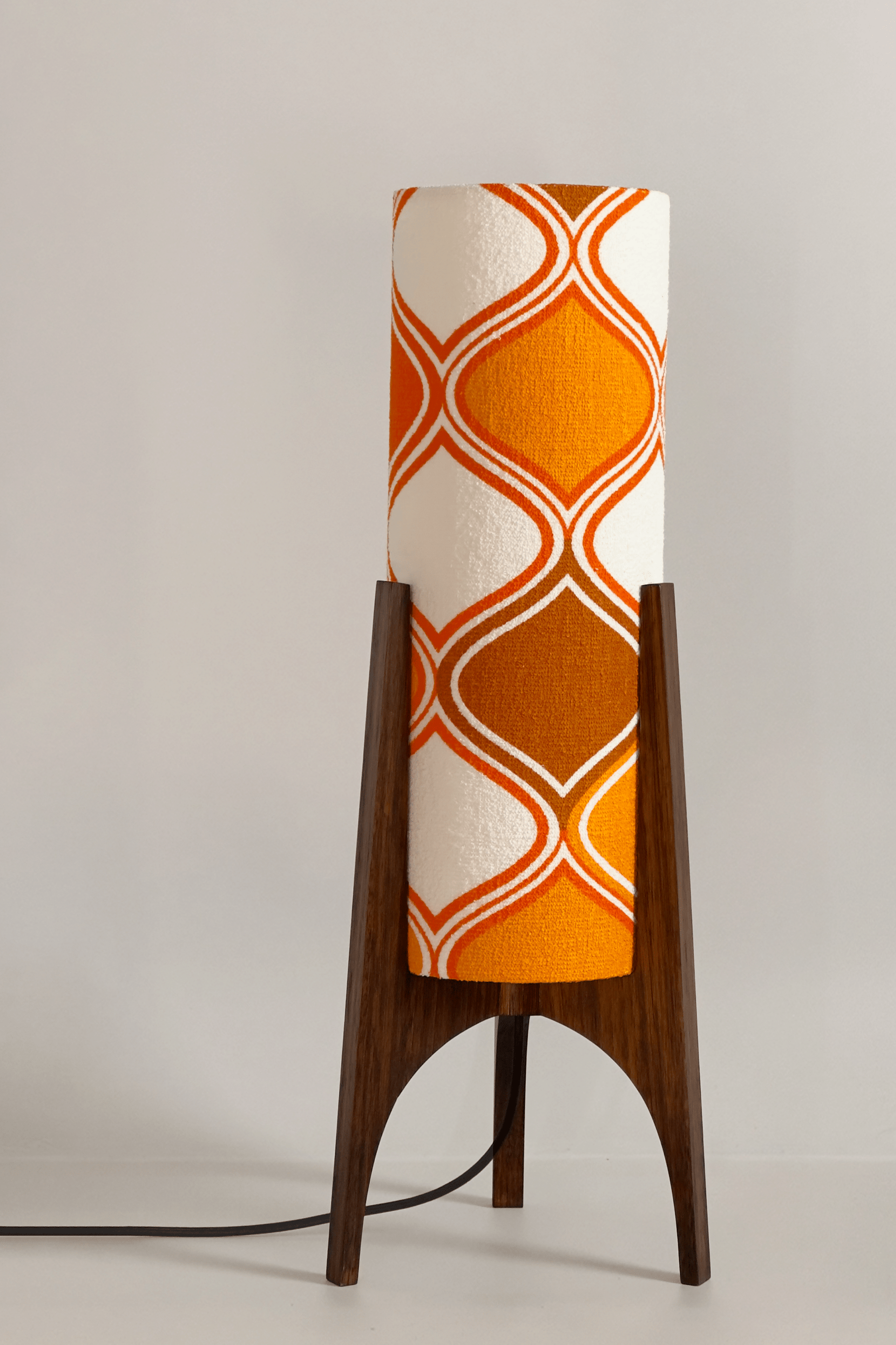 Sunburst Citrus - Vintage Fabric | Archie Rocket Table Lamp