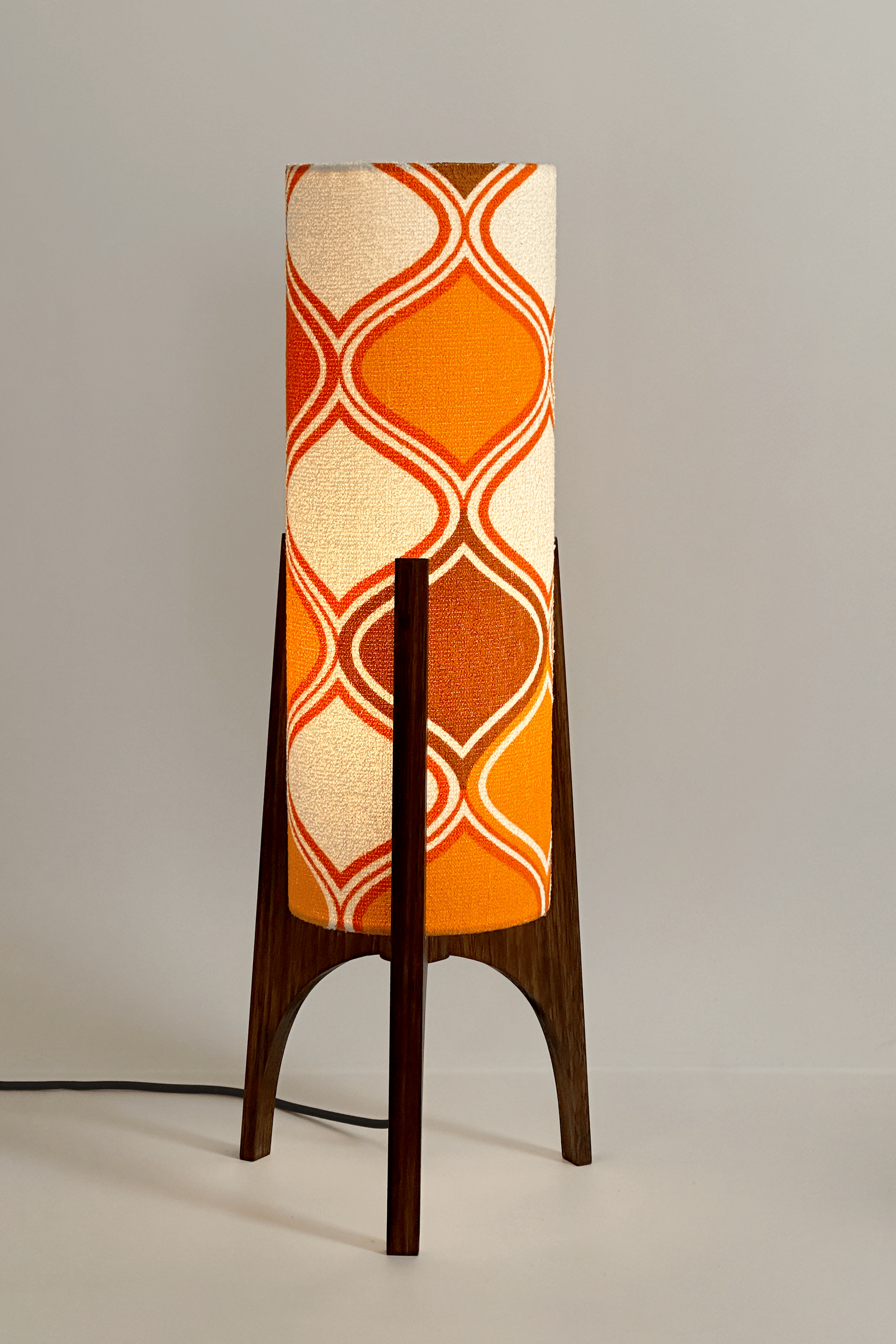 Sunburst Citrus - Vintage Fabric | Archie Rocket Table Lamp