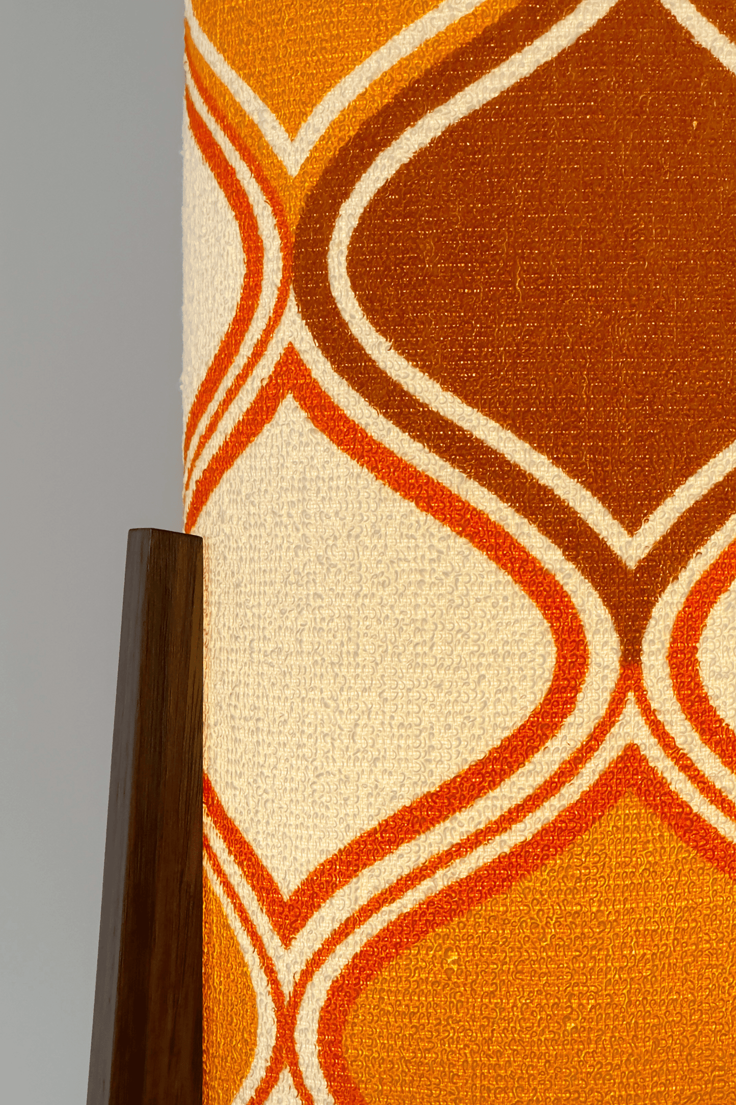 Sunburst Citrus - Vintage Fabric | Archie Rocket Table Lamp