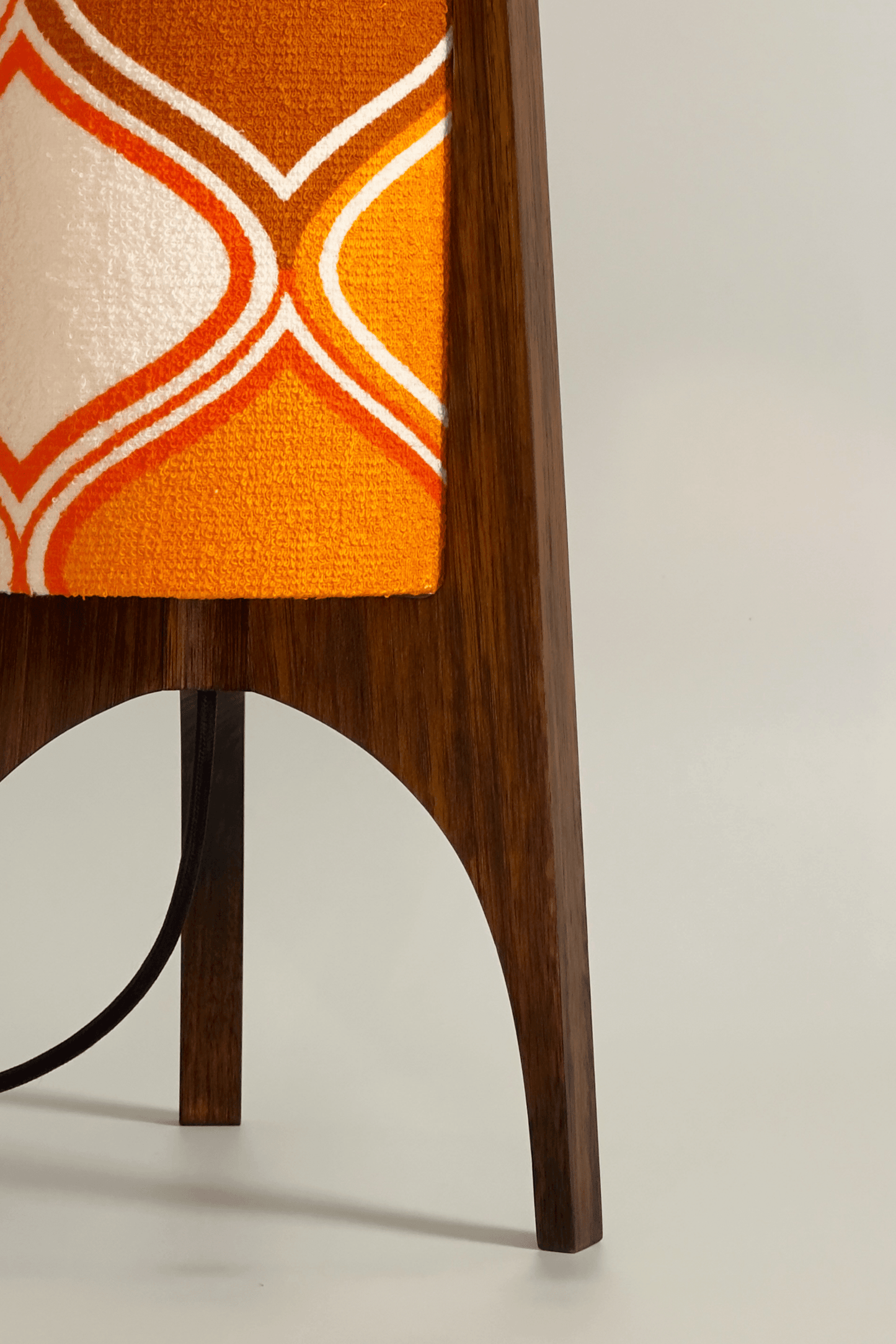 Sunburst Citrus - Vintage Fabric | Archie Rocket Table Lamp